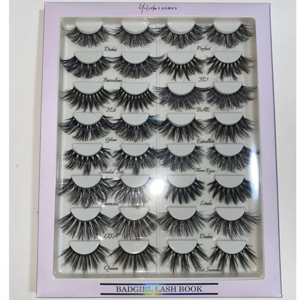 Badgirl lash book - DISCONTINUED🔜 - Yalordelashesllc